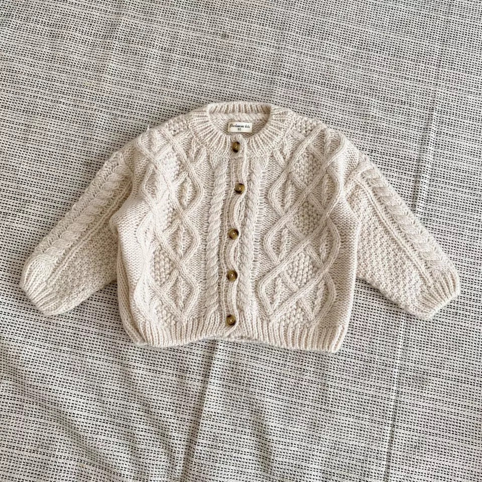 Kids Cable Knit Cardigan