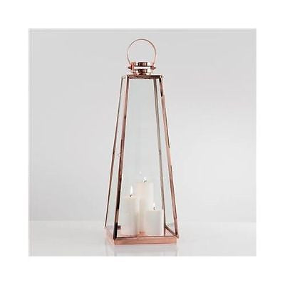 Portico Tapered Lantern - Various Sizes - Copper