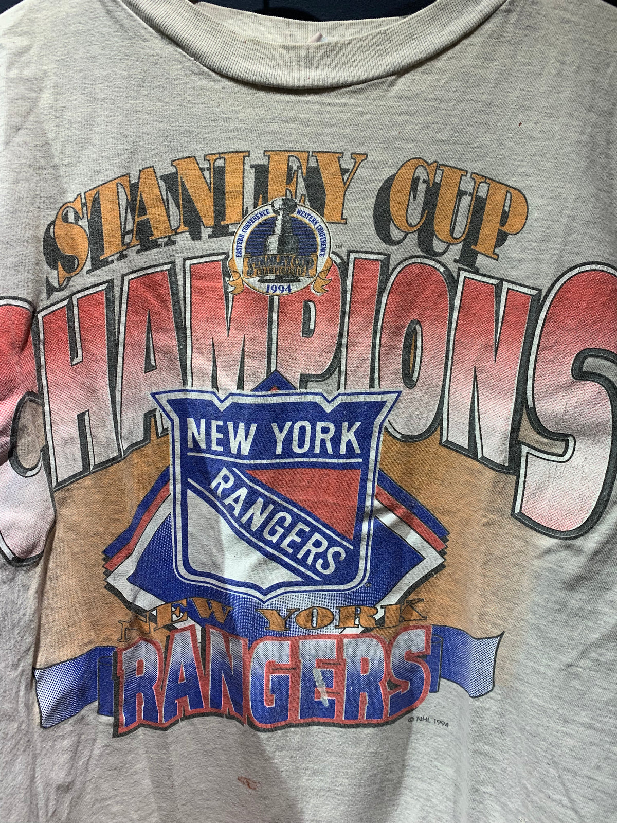 Vintage New York Rangers Championship T