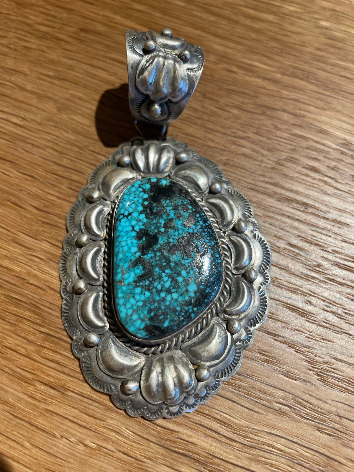 Betta Lee Navajo Turquoise Pendant